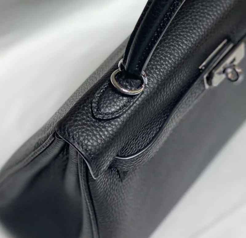 Hermes Black Kelly Bag 578 - Image 6
