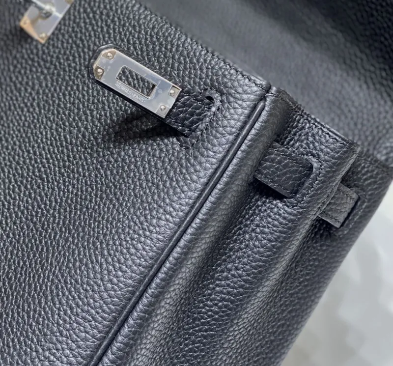 Hermes Black Kelly Bag 578 - Image 7
