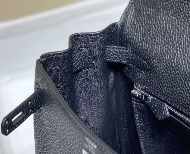 Hermes Black Kelly Bag 578 - Image 8