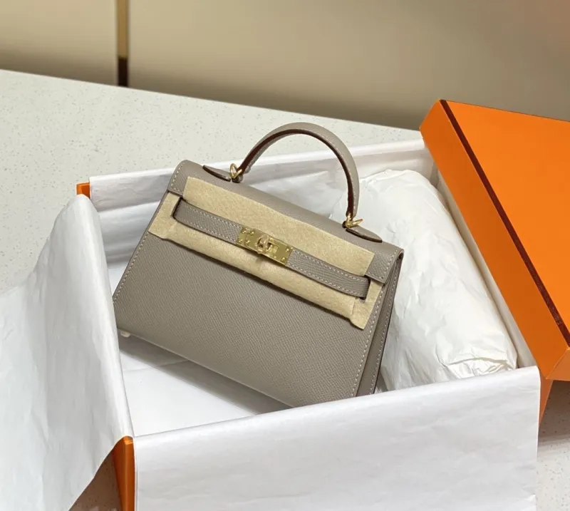 Hermes Gray Kelly Bag 587