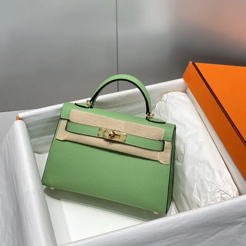 Hermes Mint Green Kelly Handbag 592