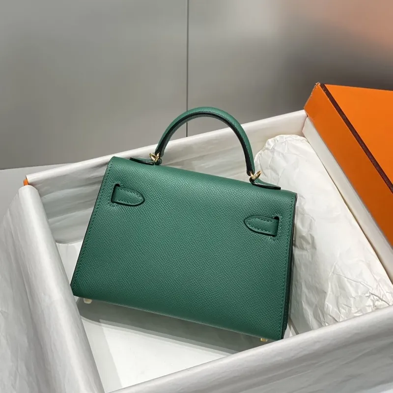 Alternative view of Hermes Green Kelly Handbag 593