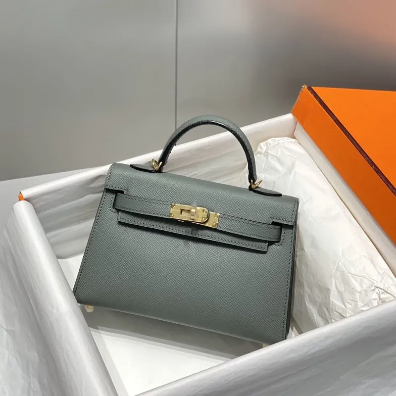 Alternative view of Hermes Gray Kelly Handbag 594