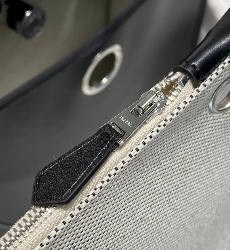 Hermes Black Herbag Handbag 606 - Image 8