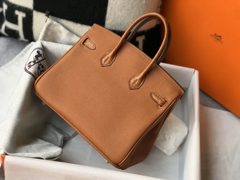 Alternative view of Hermes Brown Crocodile Leather Kelly Bag 631
