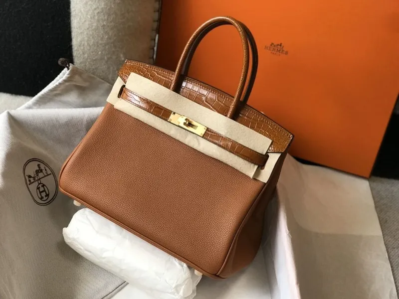 Hermes Brown Leather Kelly Handbag 632