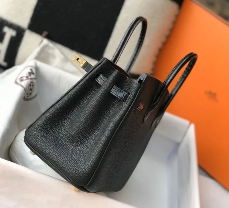 Hermes Black Kelly Handbag 633 - Image 3