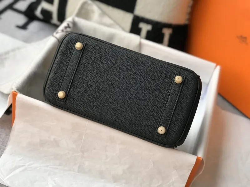 Hermes Black Kelly Handbag 633 - Image 7