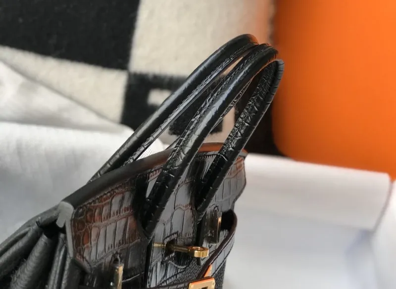 Hermes Black Kelly Handbag 633 - Image 9