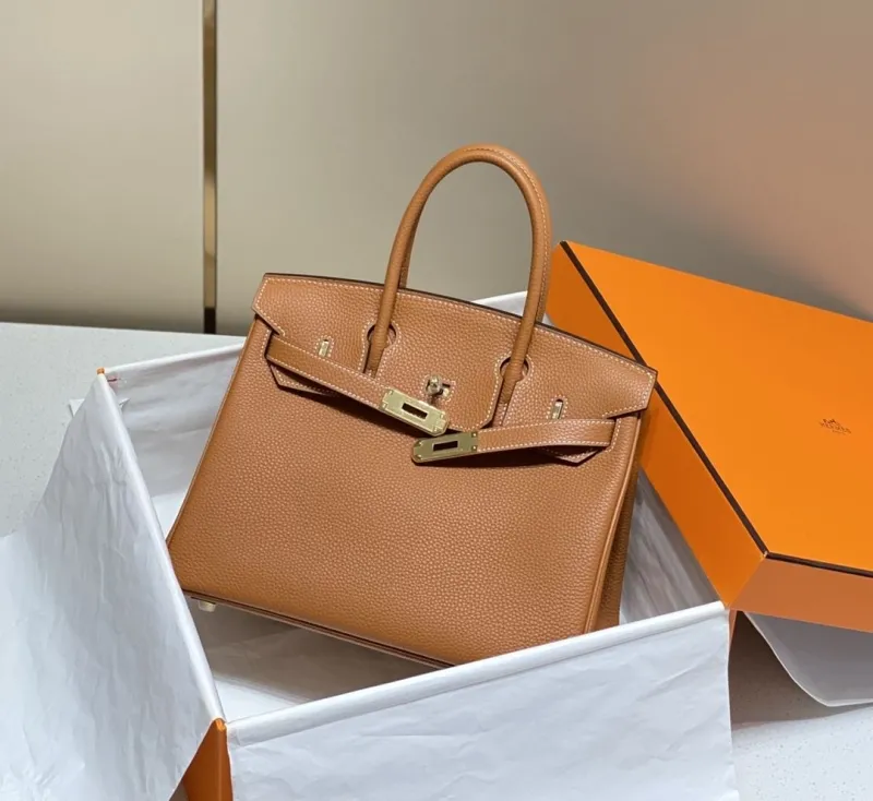 Hermes Tan Leather Kelly Handbag 690 - Image 3
