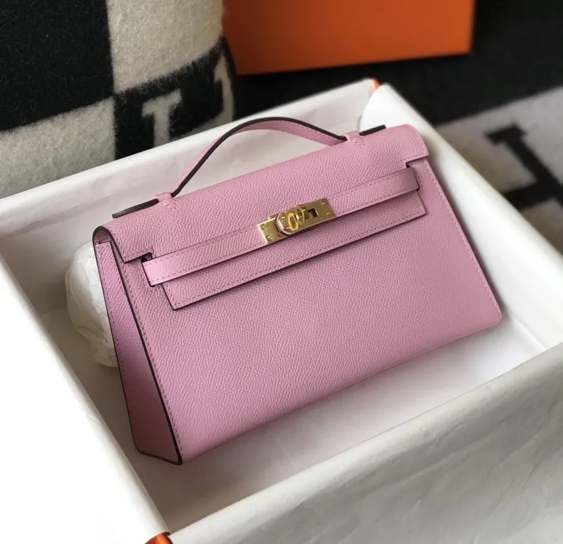 Hermes Pink Kelly DanSe Bag - Image 3