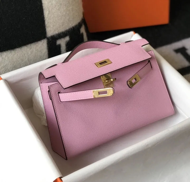 Hermes Pink Kelly DanSe Bag - Image 4