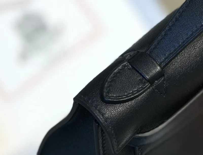 Hermes Black Kelly DanSe Leather Handbag - Image 5