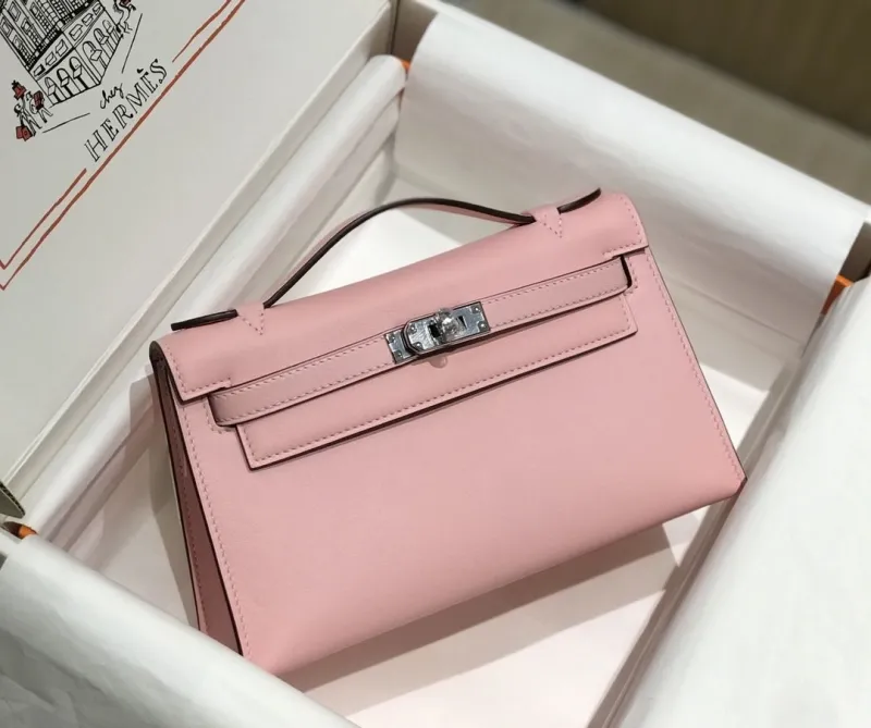 Hermes Pink Kelly DanSe Handbag 28 - Image 4