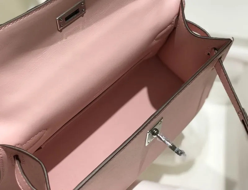 Hermes Pink Kelly DanSe Handbag 28 - Image 9