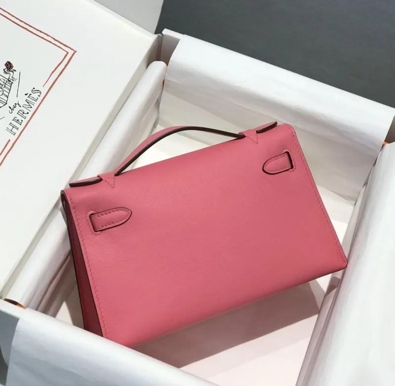 Hermes Pink Kelly DanSe Bag - Image 3