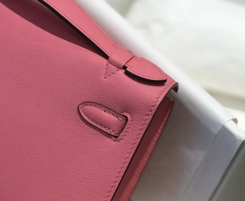 Hermes Pink Kelly DanSe Bag - Image 5