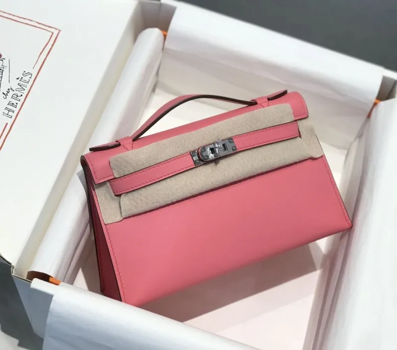 Hermes Pink Kelly DanSe Handbag