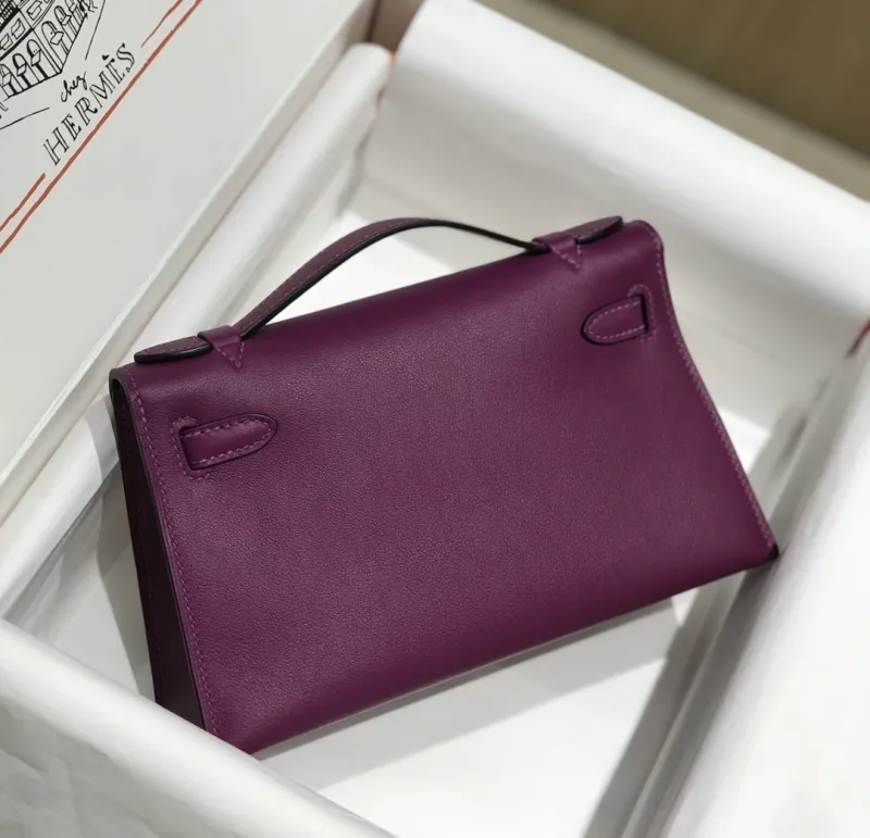 Alternative view of Hermes Purple Kelly DanSe Handbag