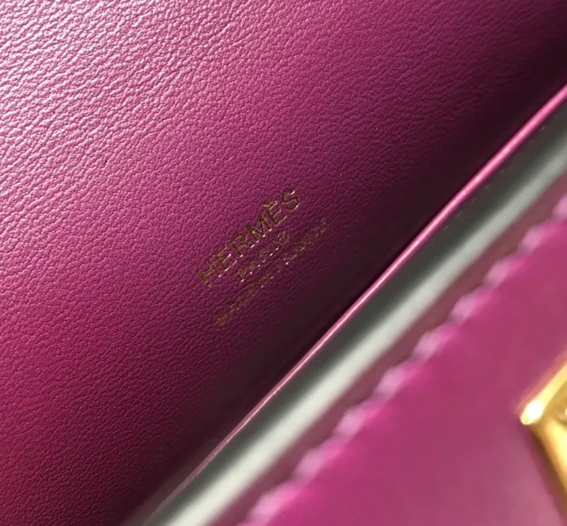 Hermes Purple Kelly DanSe Handbag - Image 8
