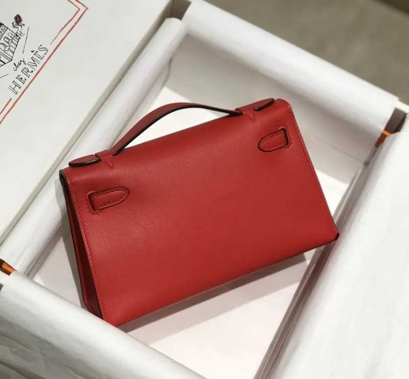 Alternative view of Hermes Red Kelly DanSe Handbag 37