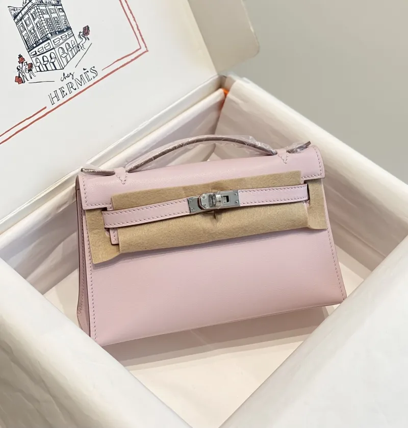Hermes Pink Kelly DanSe Handbag
