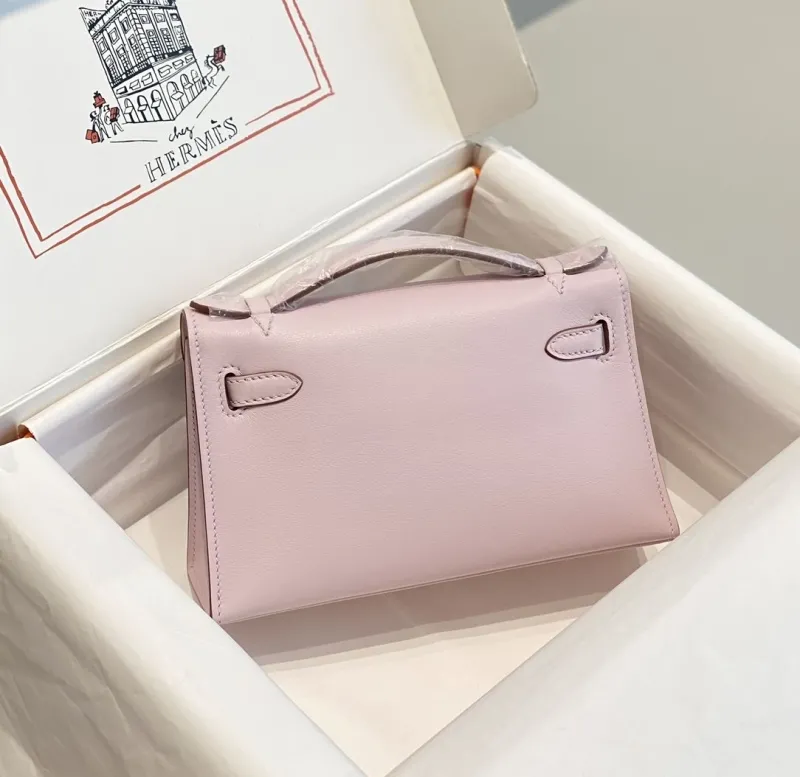 Alternative view of Hermes Pink Kelly DanSe Handbag