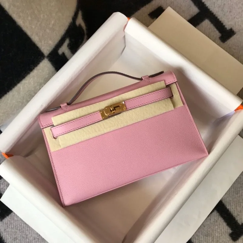 Hermes Pink Kelly DanSe Handbag