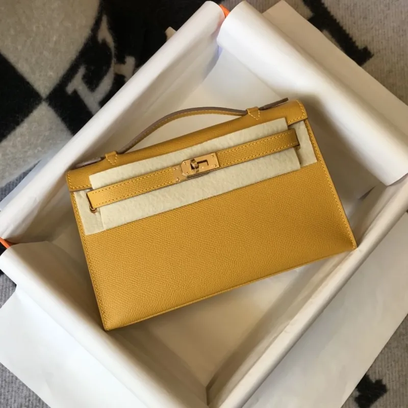 Hermes Yellow Kelly DanSe Handbag