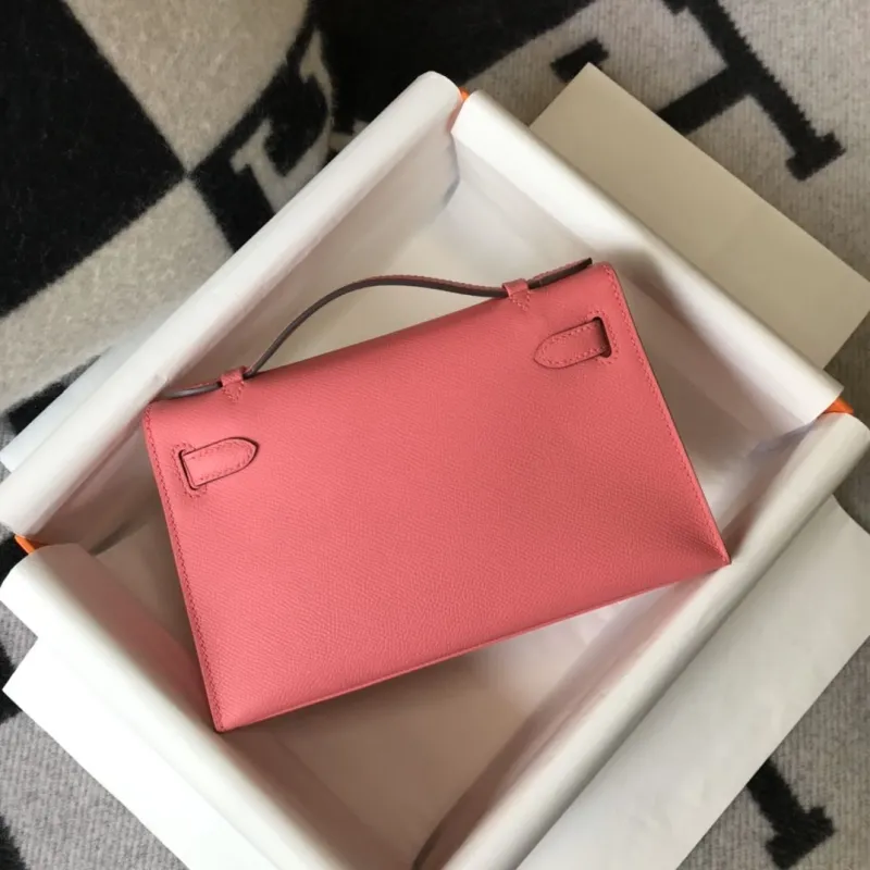 Alternative view of Hermes Pink Leather Kelly DanSe Handbag