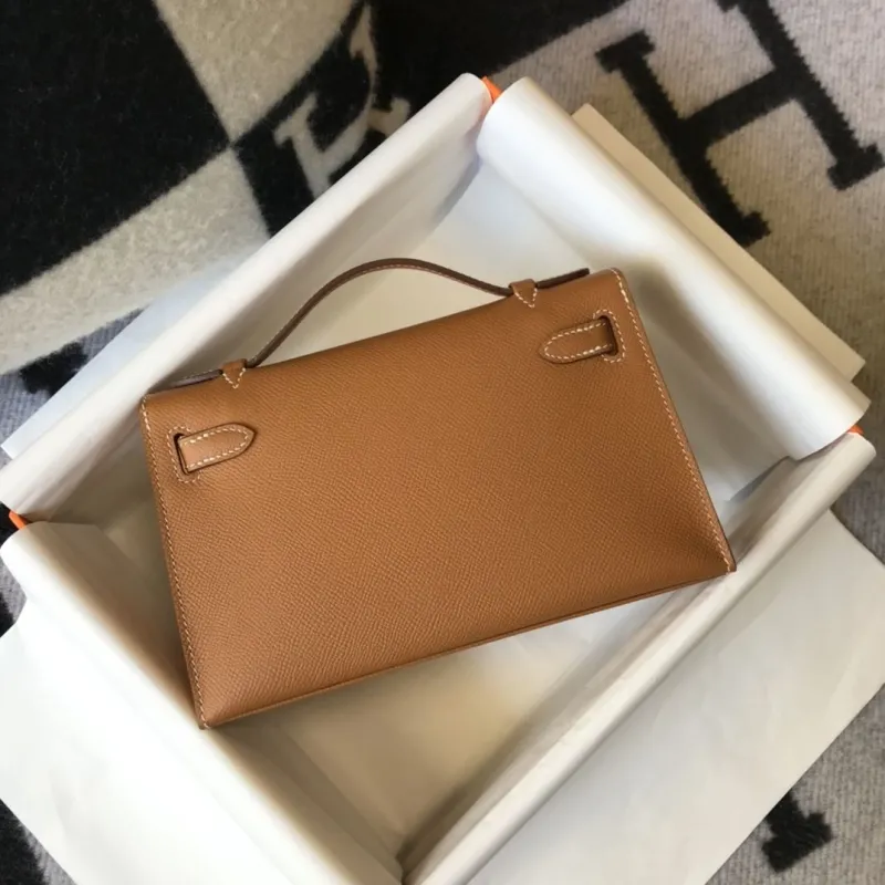 Alternative view of Hermes Brown Kelly DanSe Handbag 57