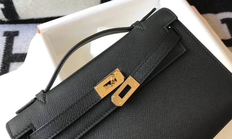 Hermes Black Kelly DanSe Bag 60 - Image 5