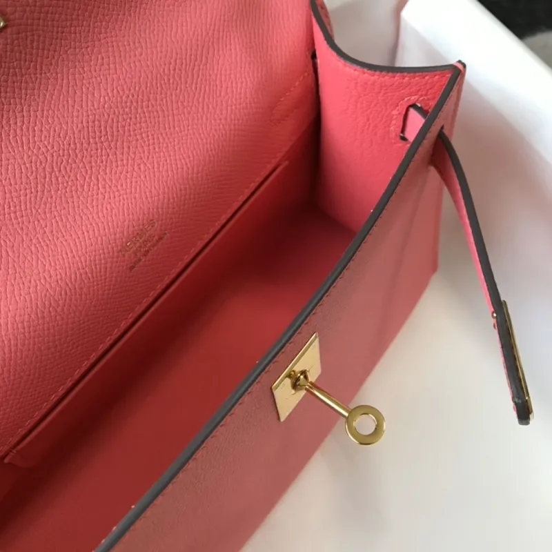 Hermes Pink Kelly DanSe Handbag 61 - Image 8