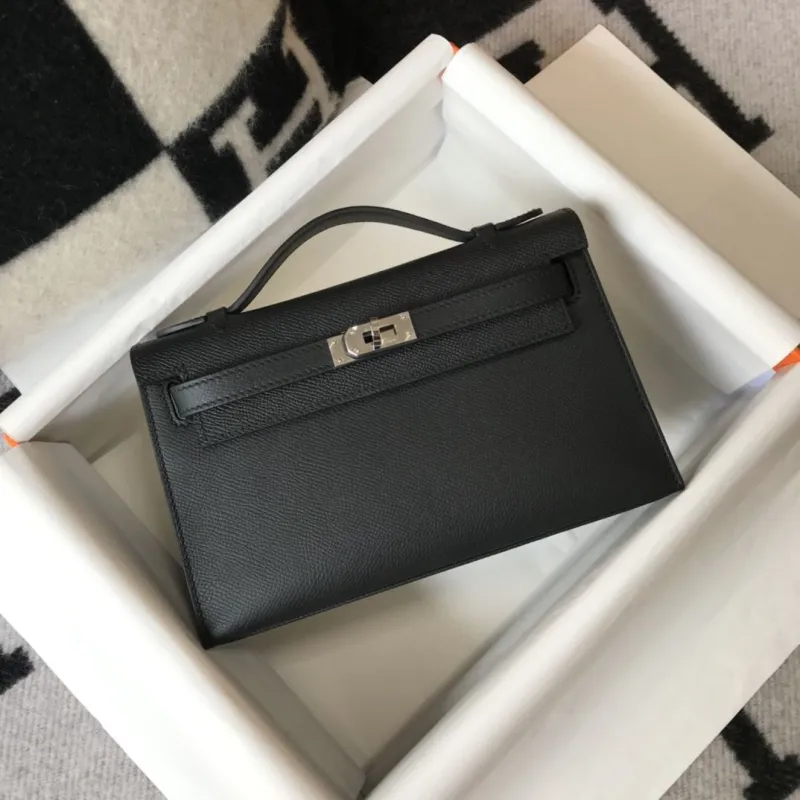 Hermes Black Kelly DanSe Bag 63 - Image 3