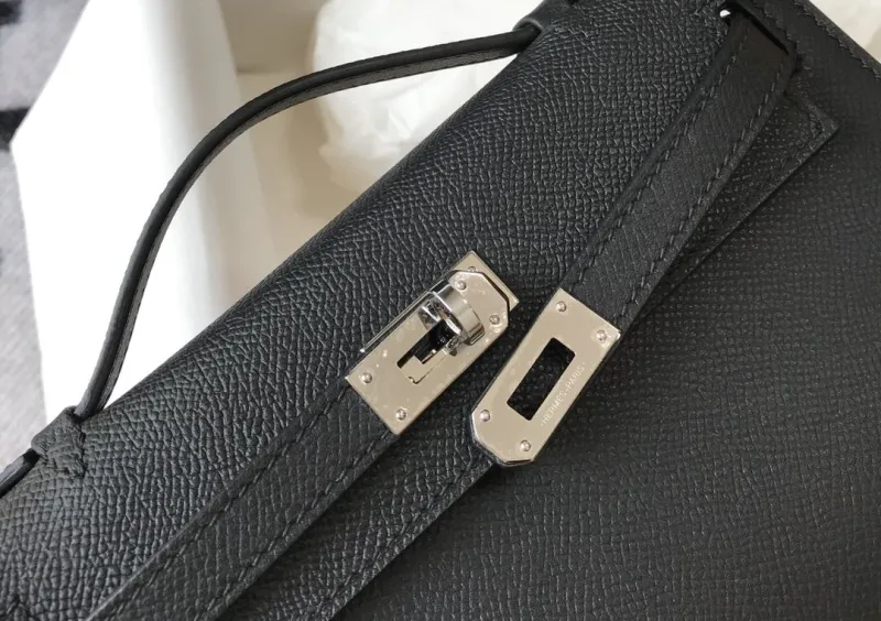 Hermes Black Kelly DanSe Bag 63 - Image 6