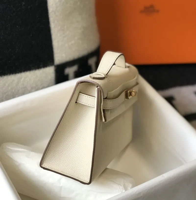 Hermes Cream Kelly DanSe Bag 65 - Image 4