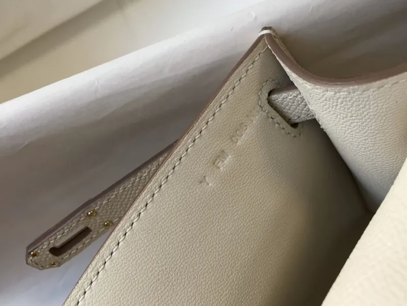 Hermes Cream Kelly DanSe Bag 65 - Image 7