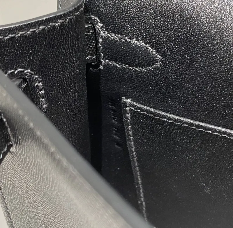 Hermes Black Kelly DanSe Shoulder Bag 66 - Image 8