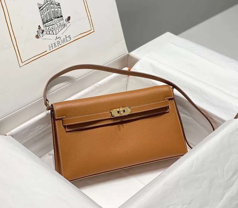 Hermes Kelly DanSe Brown Shoulder Bag