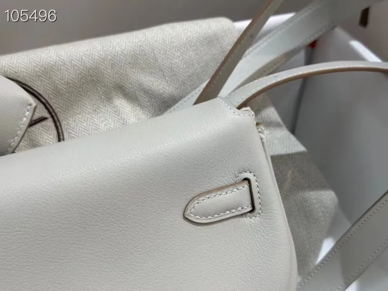 Hermes Kelly Moove Light Gray Shoulder Bag 105496 - Image 5