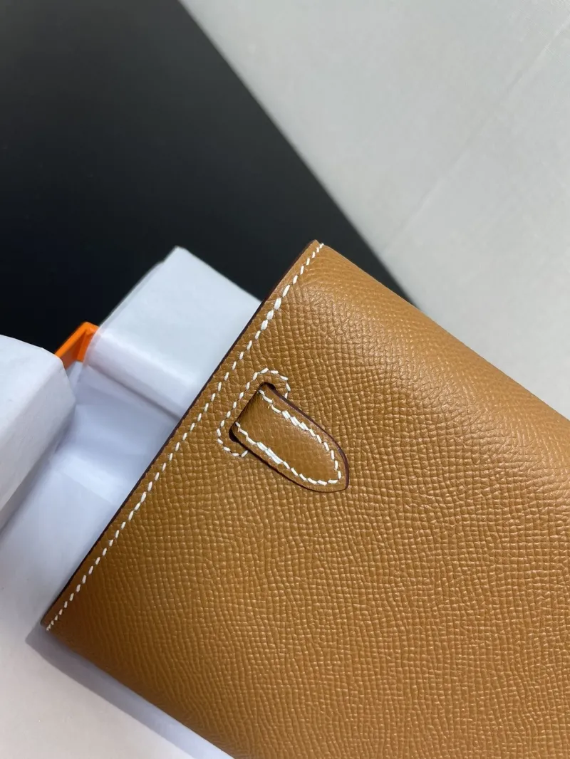 Hermes Brown Kelly Long Wallet - Image 3