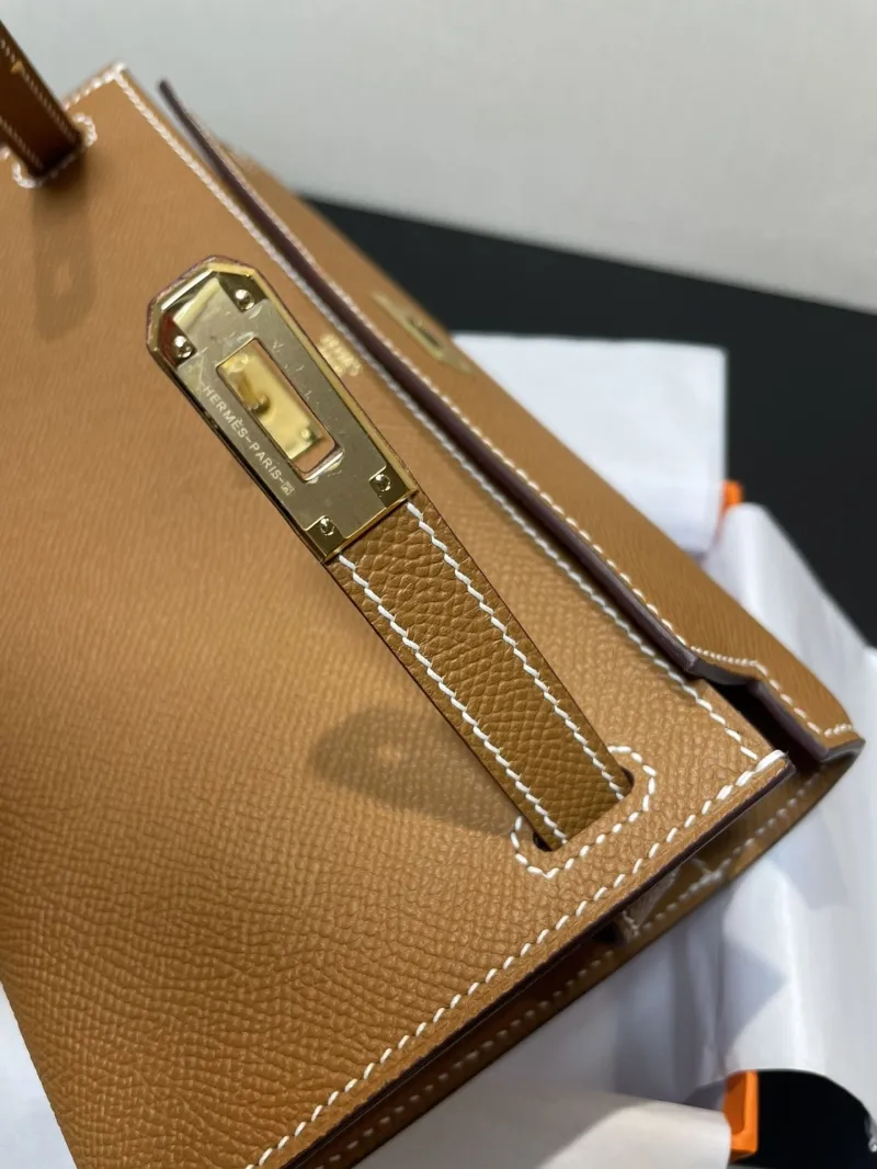 Hermes Brown Kelly Long Wallet - Image 6