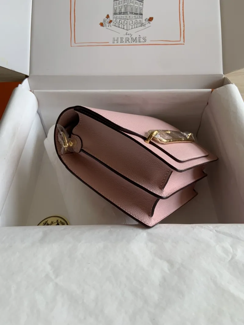 Hermes Pink Roulis Bag Size 33 - Image 3