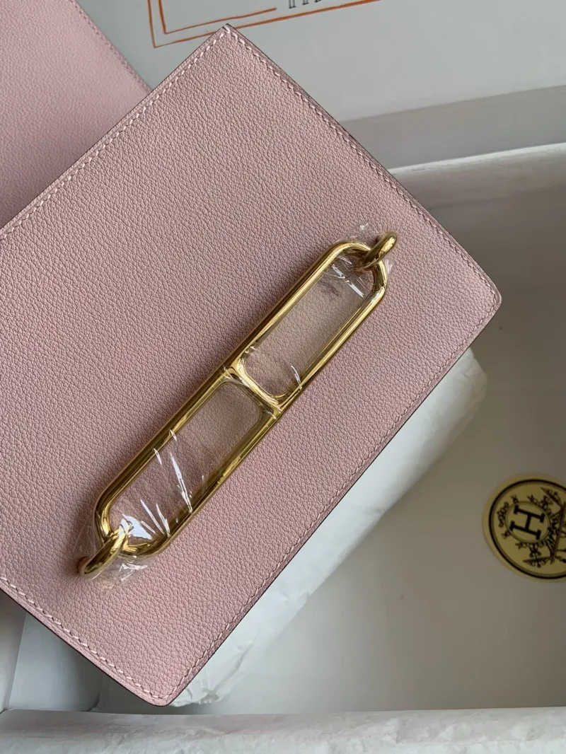 Hermes Pink Roulis Bag Size 33 - Image 4