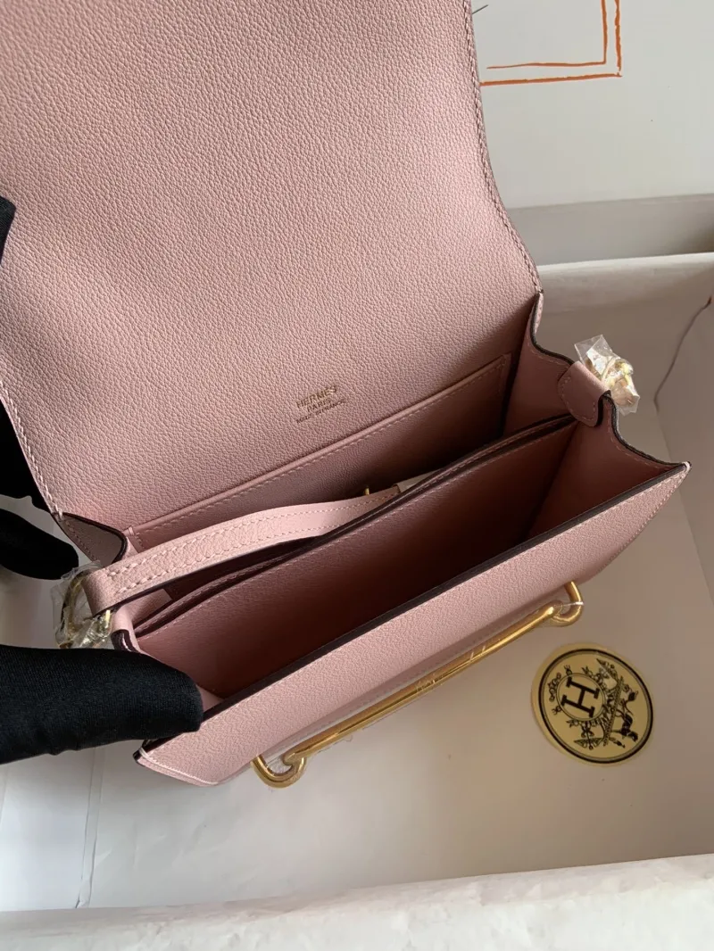 Hermes Pink Roulis Bag Size 33 - Image 7