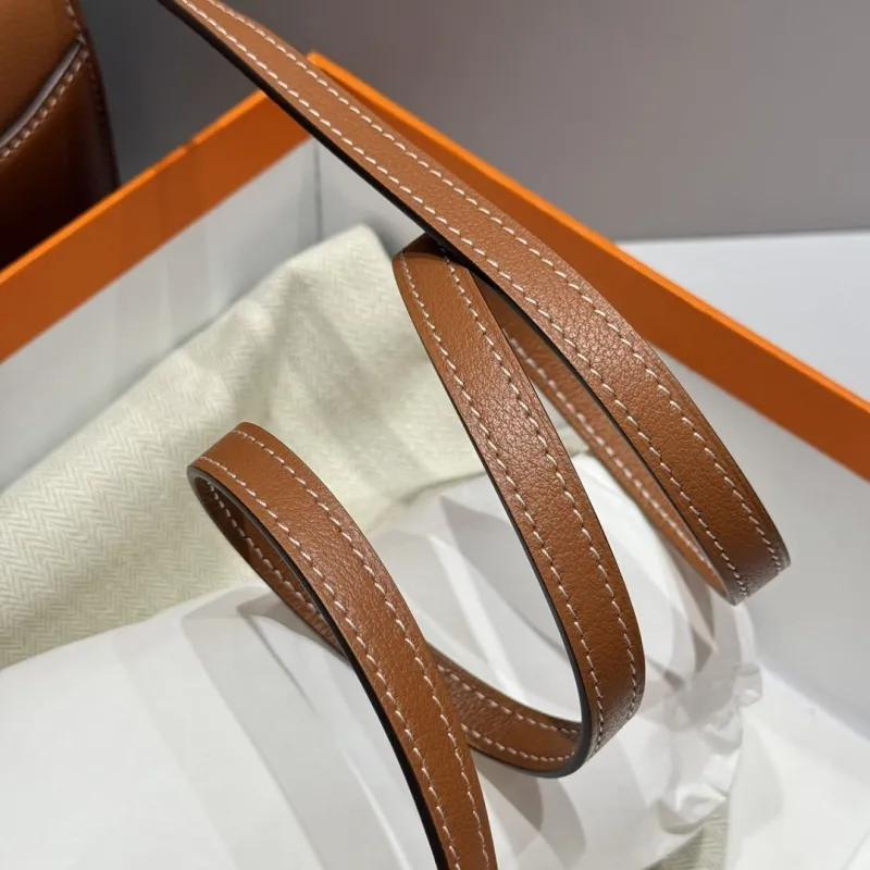 Hermes Brown Roulis Crossbody Bag - Image 6