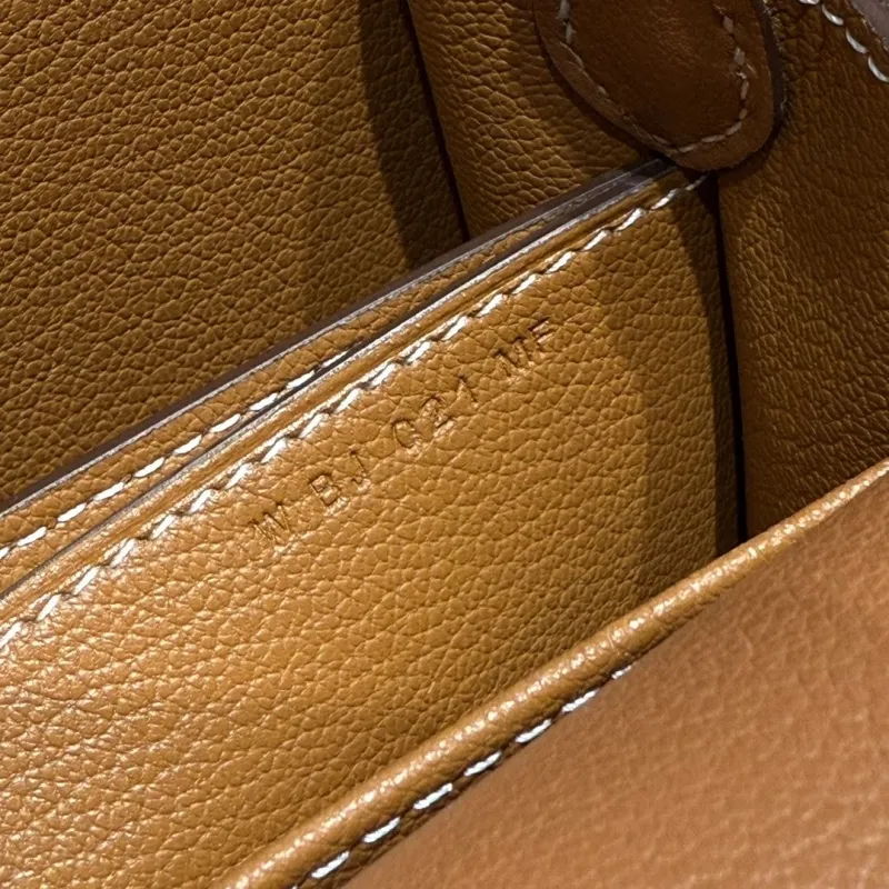 Hermes Brown Roulis Crossbody Bag - Image 8