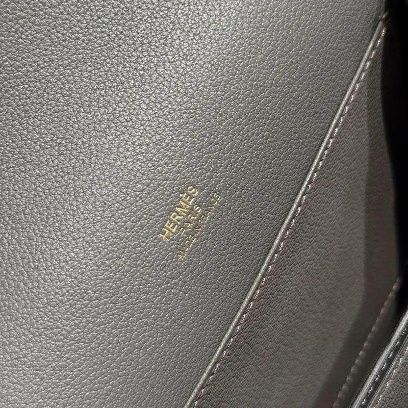 Hermes Gray Roulis Crossbody Bag 44 - Image 6