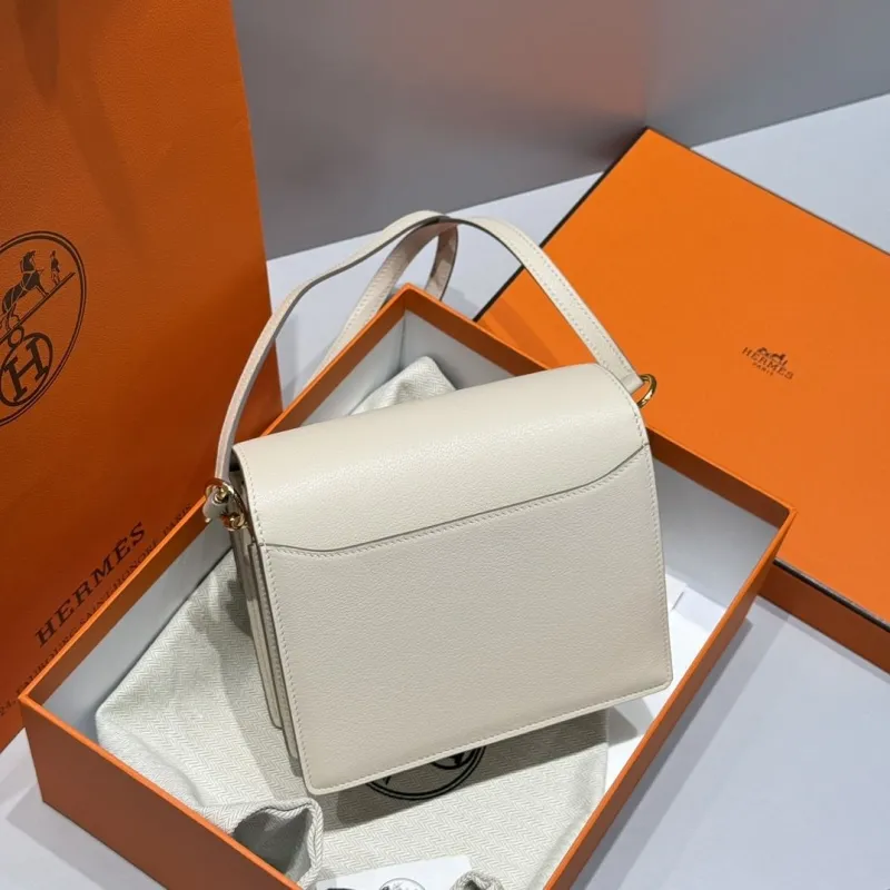 Alternative view of Hermes Cream Roulis Crossbody Bag