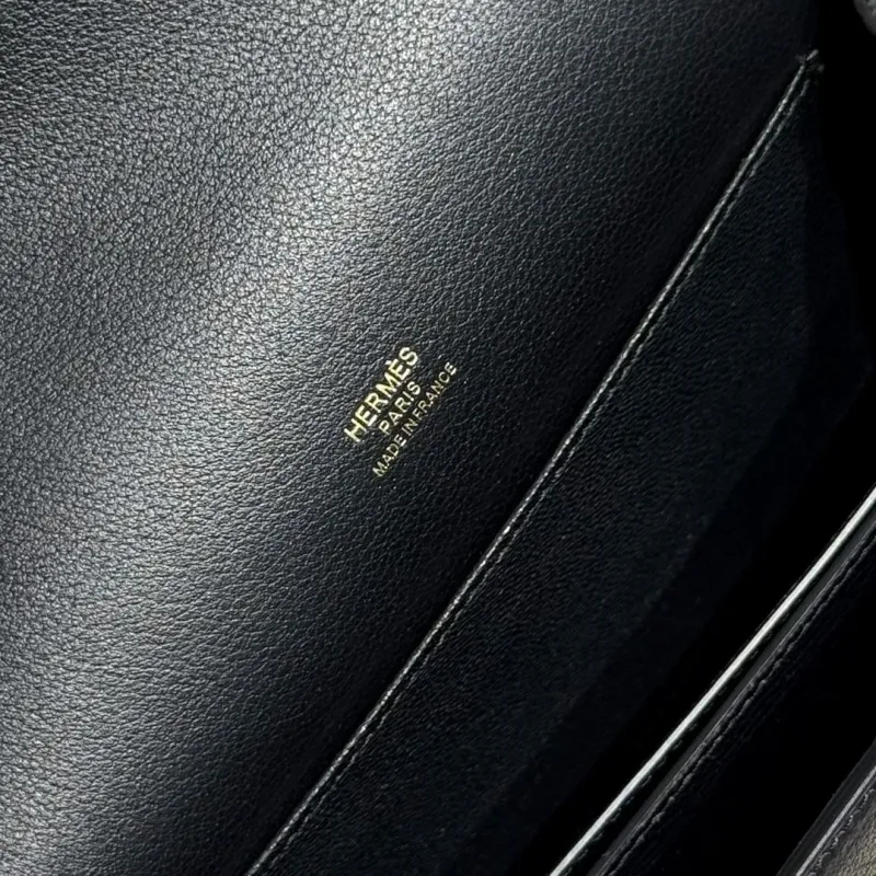 Hermes Black Roulis Crossbody Bag 49 - Image 8